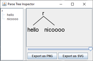 Antlr Grun Parse Tree Inspector