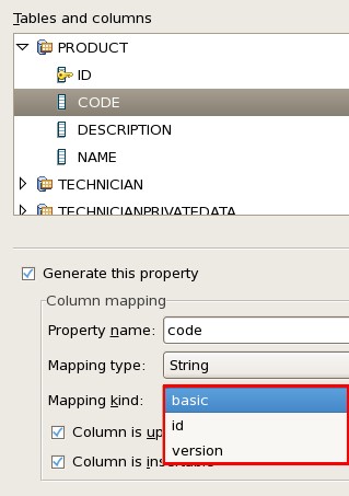 Jpa Mapping Property