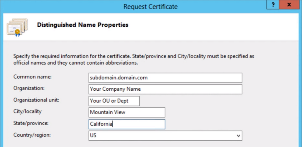 Csr Ldap Dn Properties