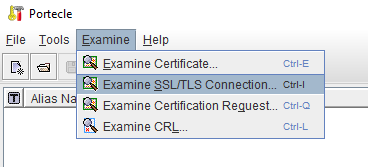 Porte Cle Examine Tls Ssl Connection