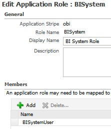 Obiee 11g Bisystem Application Role