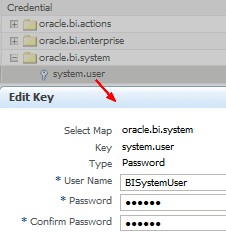 Obiee Bisystemuser Credential