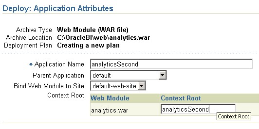 Obiee Deploy Second Analytics Attributes
