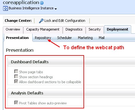 Obiee11g Deployment Presentation Parameters