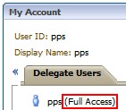 Obiee 11g My Account Delegate Users