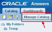 Obiee Managecatalog