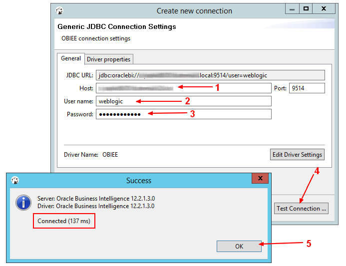 Dbeaver New Connection Obiee