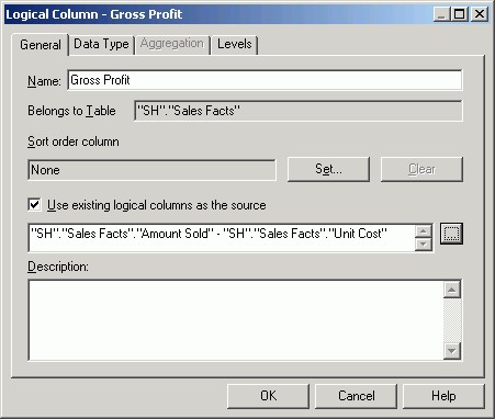 Obiee10g Measure Logical Calculation