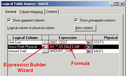 Obiee10g Measure Physical Calculation