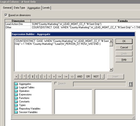 Obiee Aggregate With Case