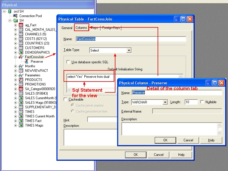 Obiee Fact Cross Join
