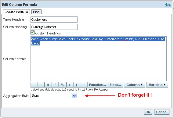 Obiee Nested Aggregate Case When Formula