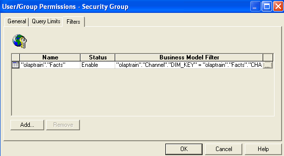 Obiee Olap Usergroup Security