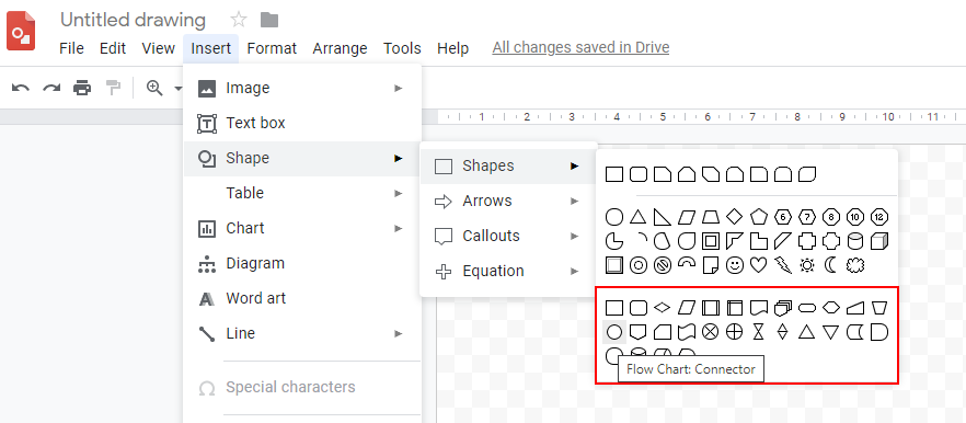 Flow Chart Google Drawing