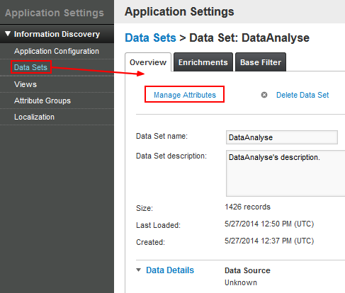 Endeca Studio Data Set