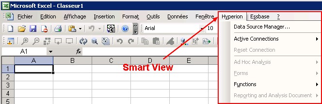 Essbase Smart View