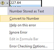 Excel Convert Text As Number