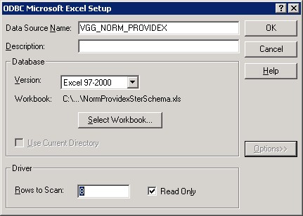 Odbc Excel Driver Setup