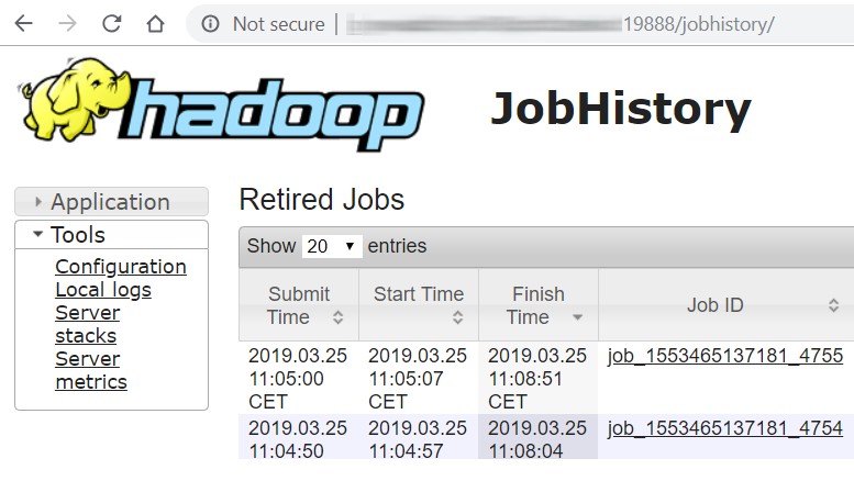 Jobhistory Ui