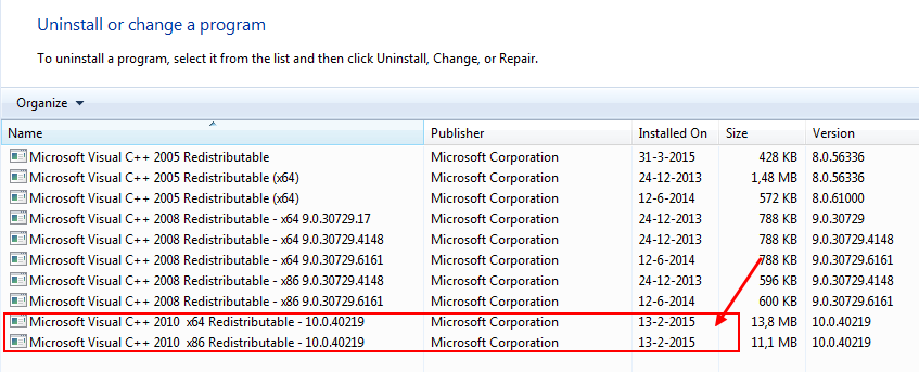 Microsoft Visual C 2010 X64
