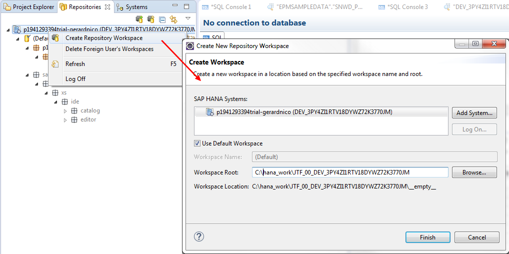 Sap Hana Studio Repository
