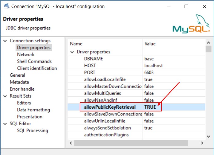 Dbeaver Allow Public Key Retrieval