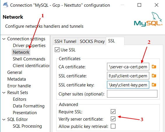 Dbeaver Connection Ssl Gcp