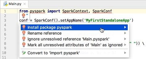 Idea Pyspark Install