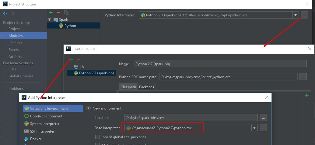 Idea Python Interpreter Venv