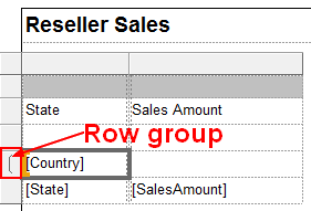 Ssrs Row Group