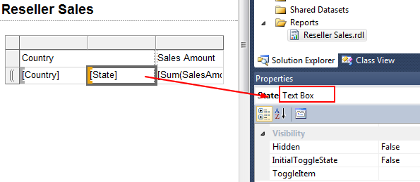 Ssrs Text Box Properties