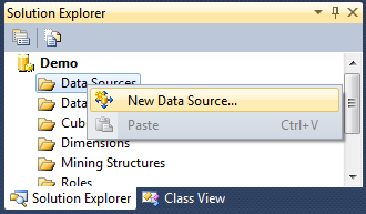 Data Source Ssas