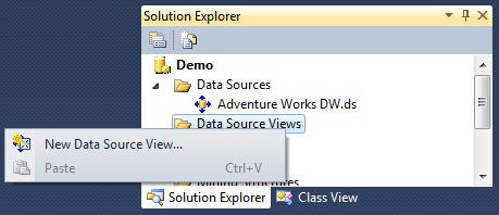 Ssas Data Source View Create