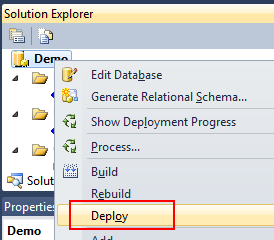 Ssas Database Deploy