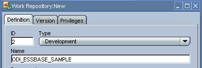 Odi Essbase Work Repository