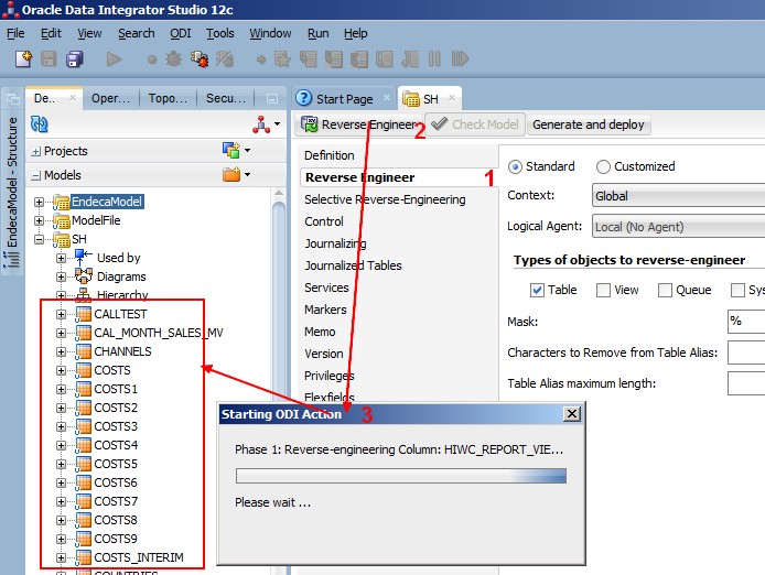 Odi Model Database Technology Reverse