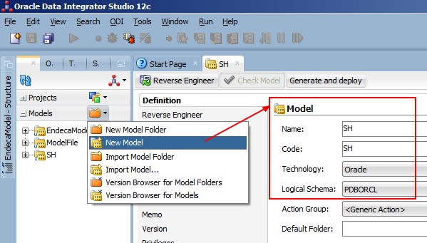 Odi Model Database Teechnology