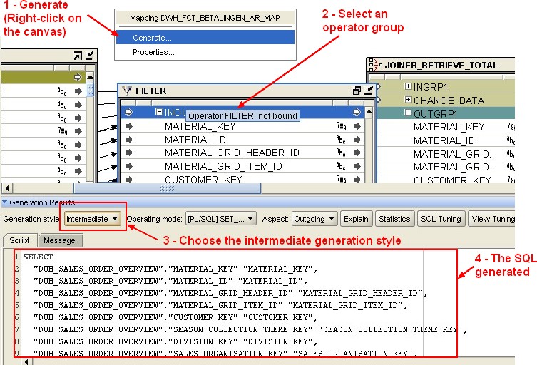 Owb Intermediate Sql