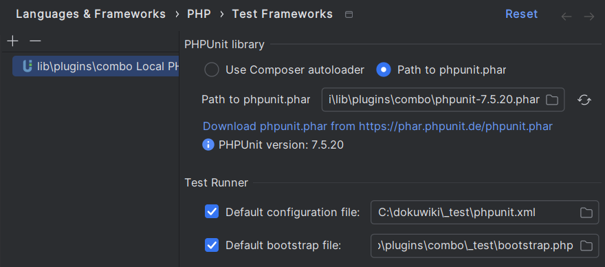 Dokuwiki Phpunit Idea