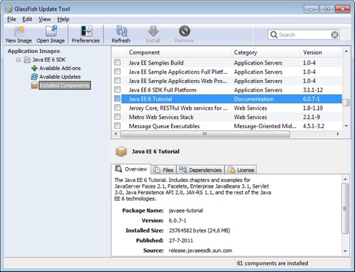 Glassfish Update Tool