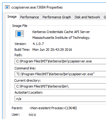 Kerberos Ccapiserver
