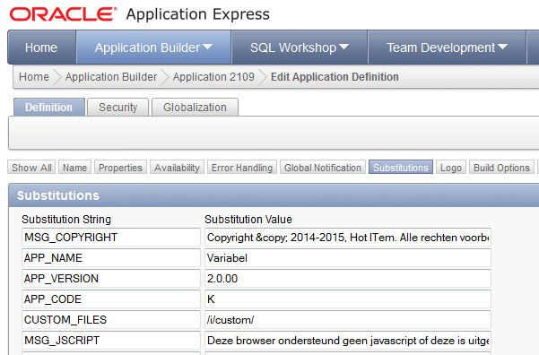 Apex Substitution Variable