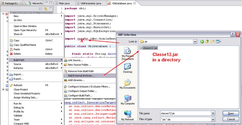 Eclipse Add External Lib Classe12