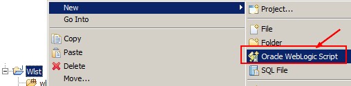 Eclipse New Wlst Script