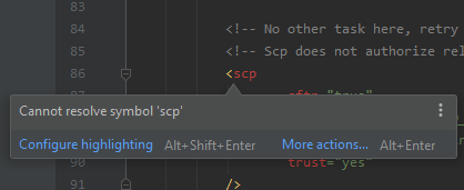 Ant Idea Cannot Resolve Scp