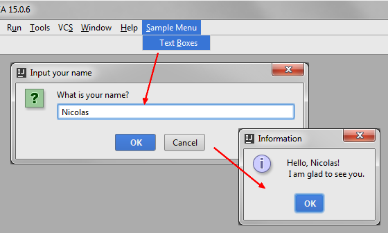 Idea Action Text Box Sample