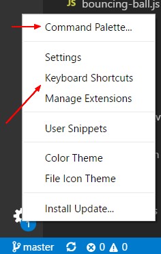 Vs Code Shortcut Command Palette