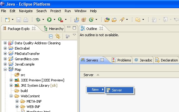 Oc4j Eclipse Newserver