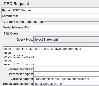 Jmeter Jdbc Request Select