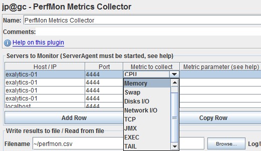 Jmeter Perfmon Metrics Collector